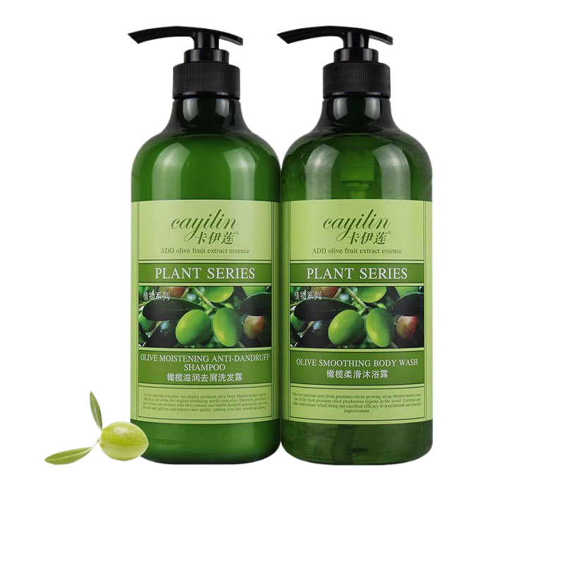 Olive Shampoo and Body Wash Set