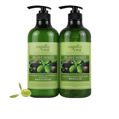 Olive Shampoo and Body Wash Set