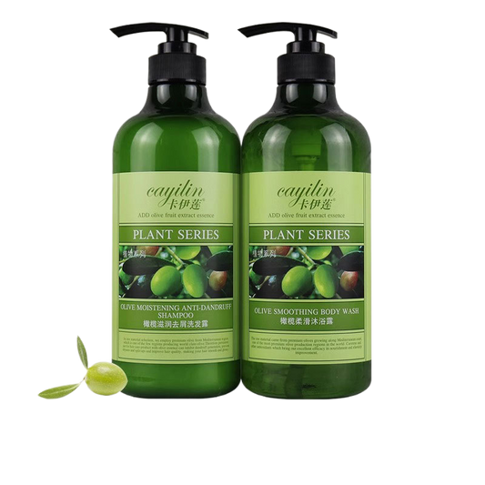 Olive Shampoo and Body Wash Set