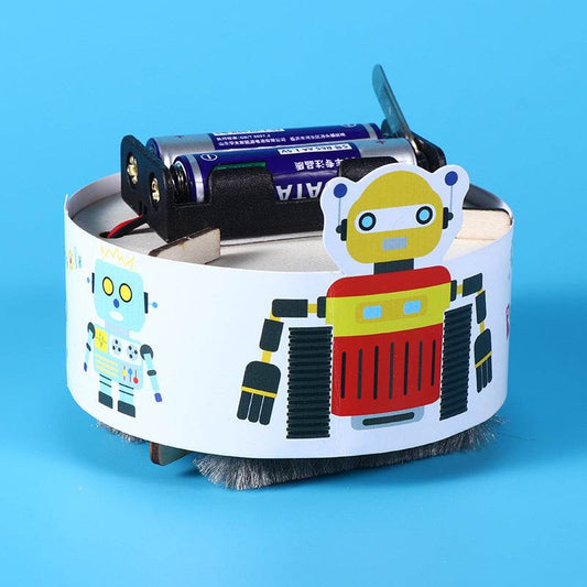A small handmade robot vacuum cleaner made by technology - Price Value Store