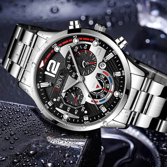 Men's FashionBusiness Watch Pointer with Calendar Quartz Watch Pointer Type - Price Value Store