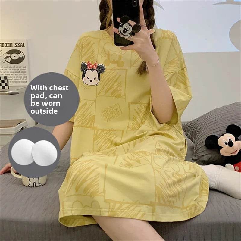 Sleeping dress with short sleeves - Price Value Store