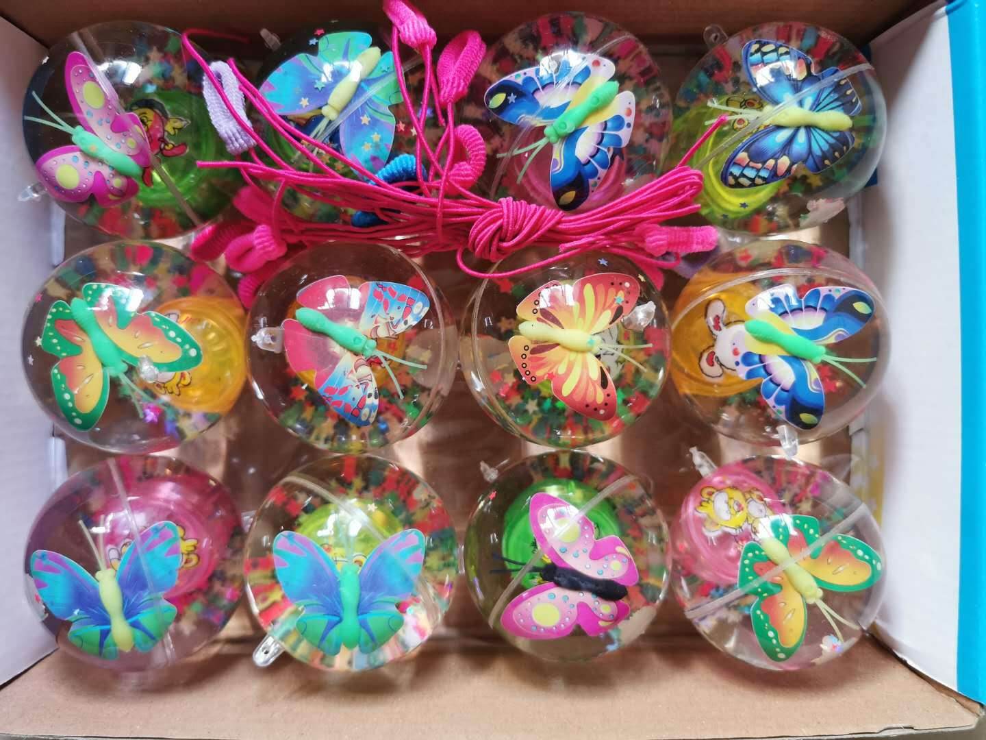 Crystal elastic ball transparent glittering toy - Price Value Store