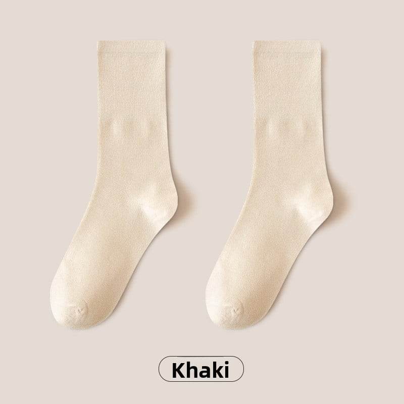 mid-calf length socks casual cotton socks - Price Value Store