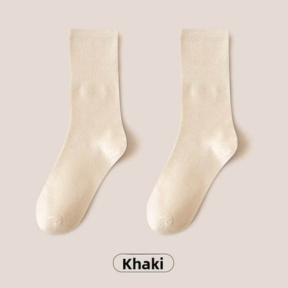 mid-calf length socks casual cotton socks - Price Value Store