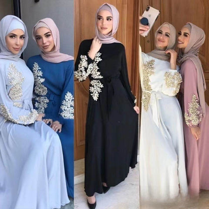 Muslim Long Sleeve Abaya Dress for Women - Price Value Store
