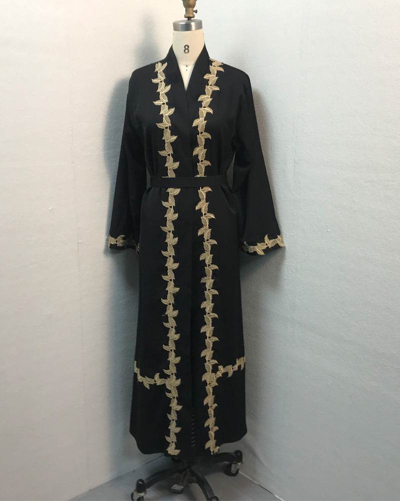 Elegant Embroidered Cardigan Robe for Women - Price Value Store