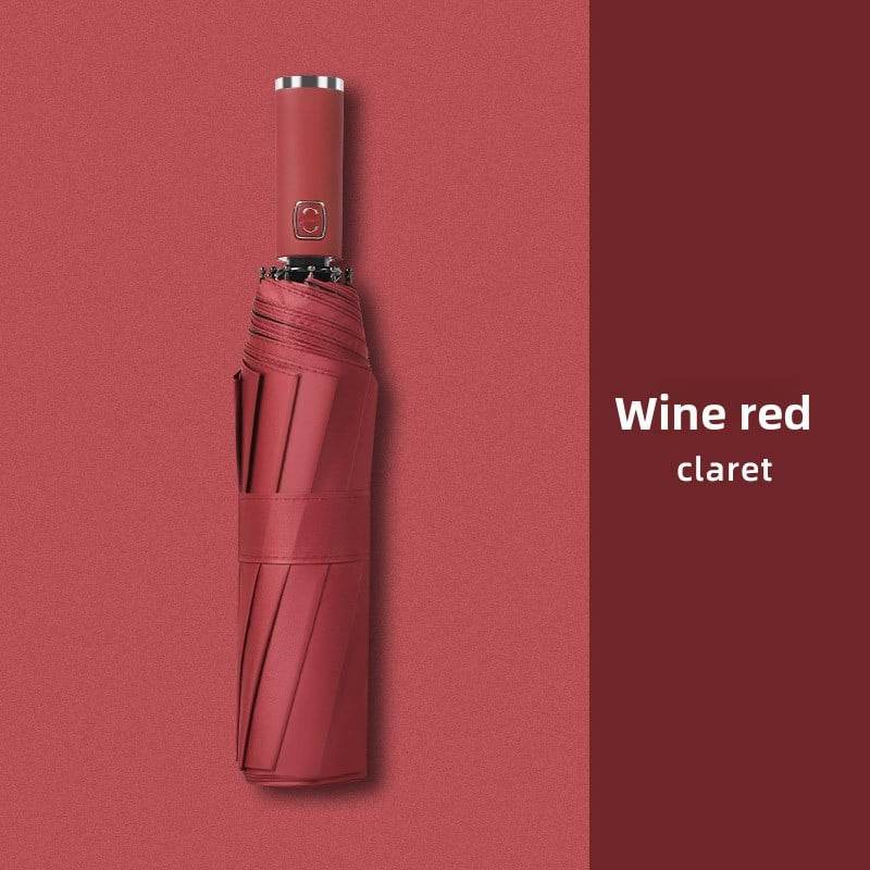 The fully automatic umbrella is suitable for both sunny and rainy days - Price Value Store