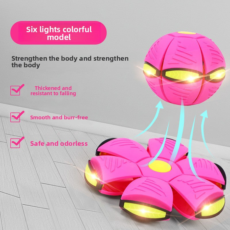 Magic UFO Light-Up Bouncing Deformation Ball