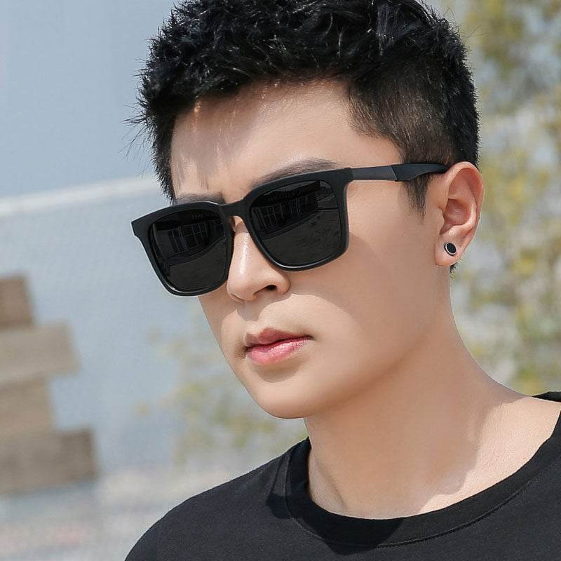 Fashionable square UV-resistant sunglasses for men - Price Value Store