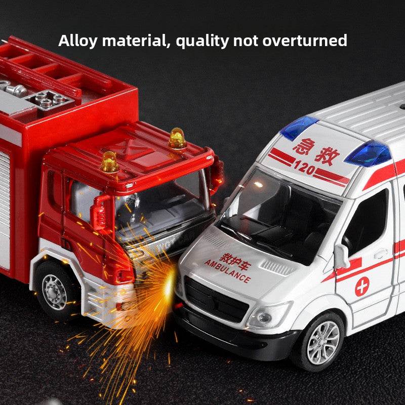 Model of children's alloy fire and urban rescue vehicle - Price Value Store