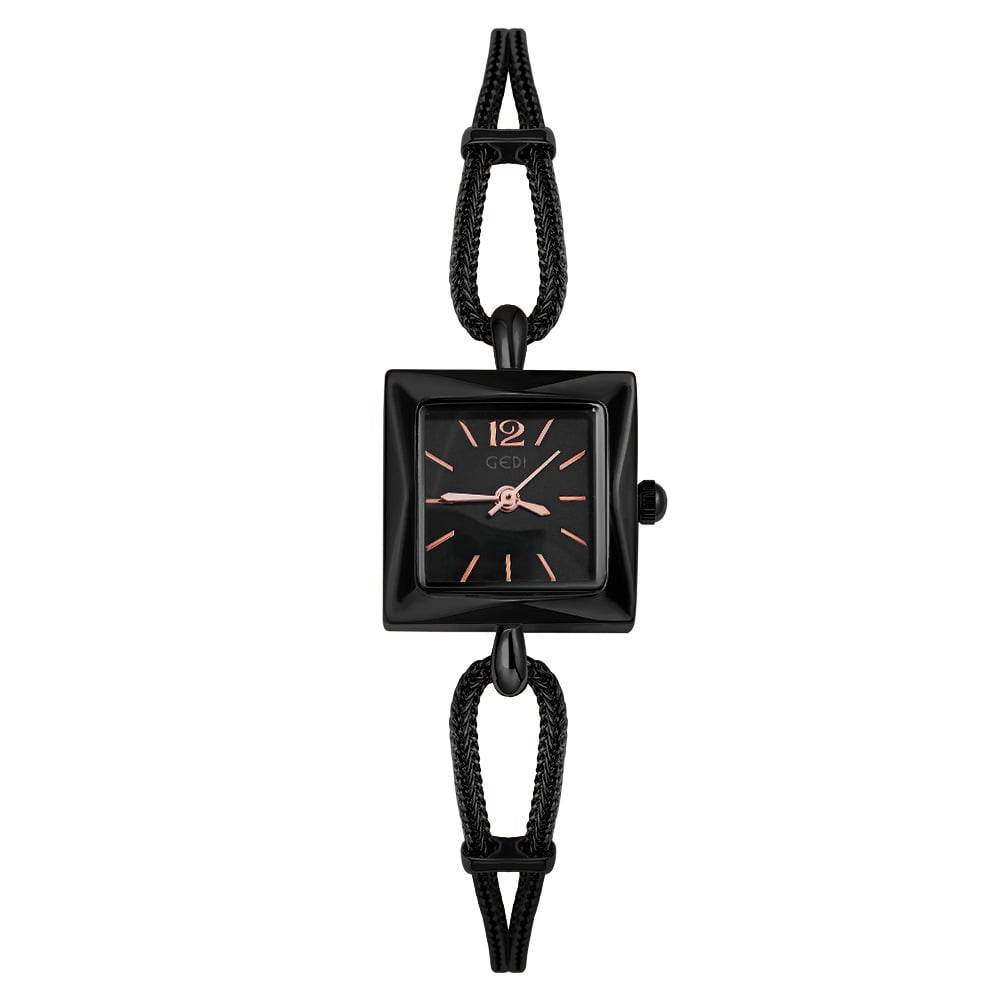 gedi vintage small sugar Cube Ladies' simple and elegant bracelet watch - Price Value Store