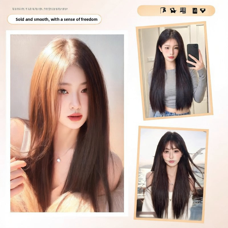 A one-piece wig for women
