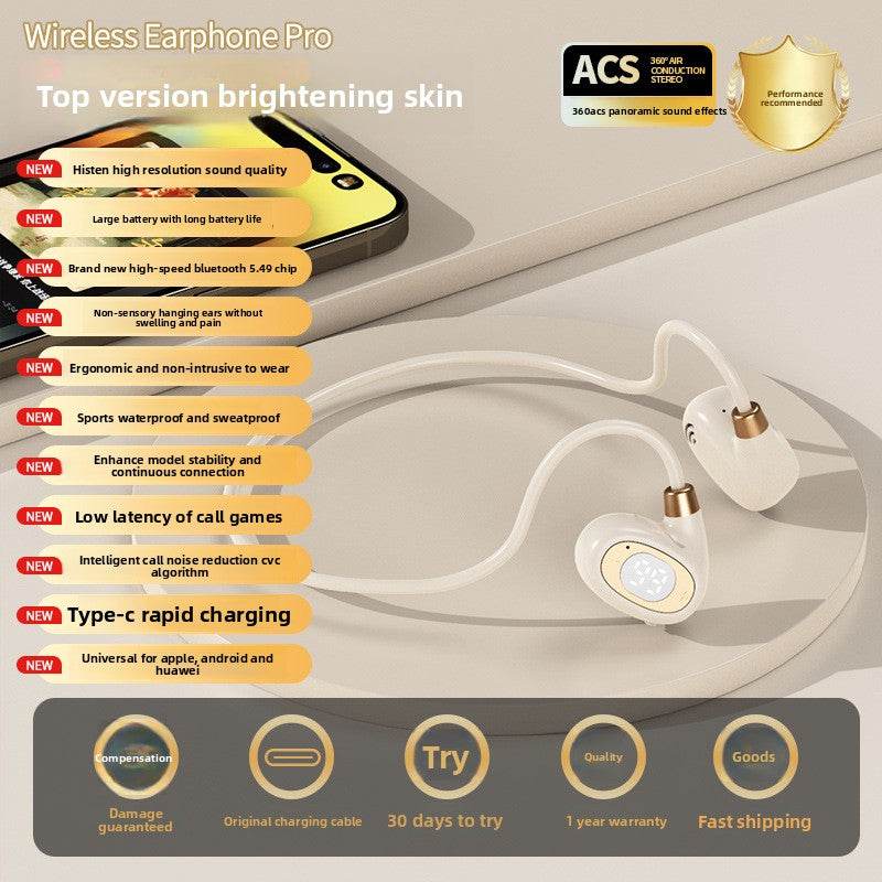 Wireless Bone Conduction Bluetooth Headset - Price Value Store
