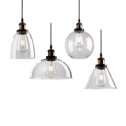 Creative retro glass chandelier - Price Value Store