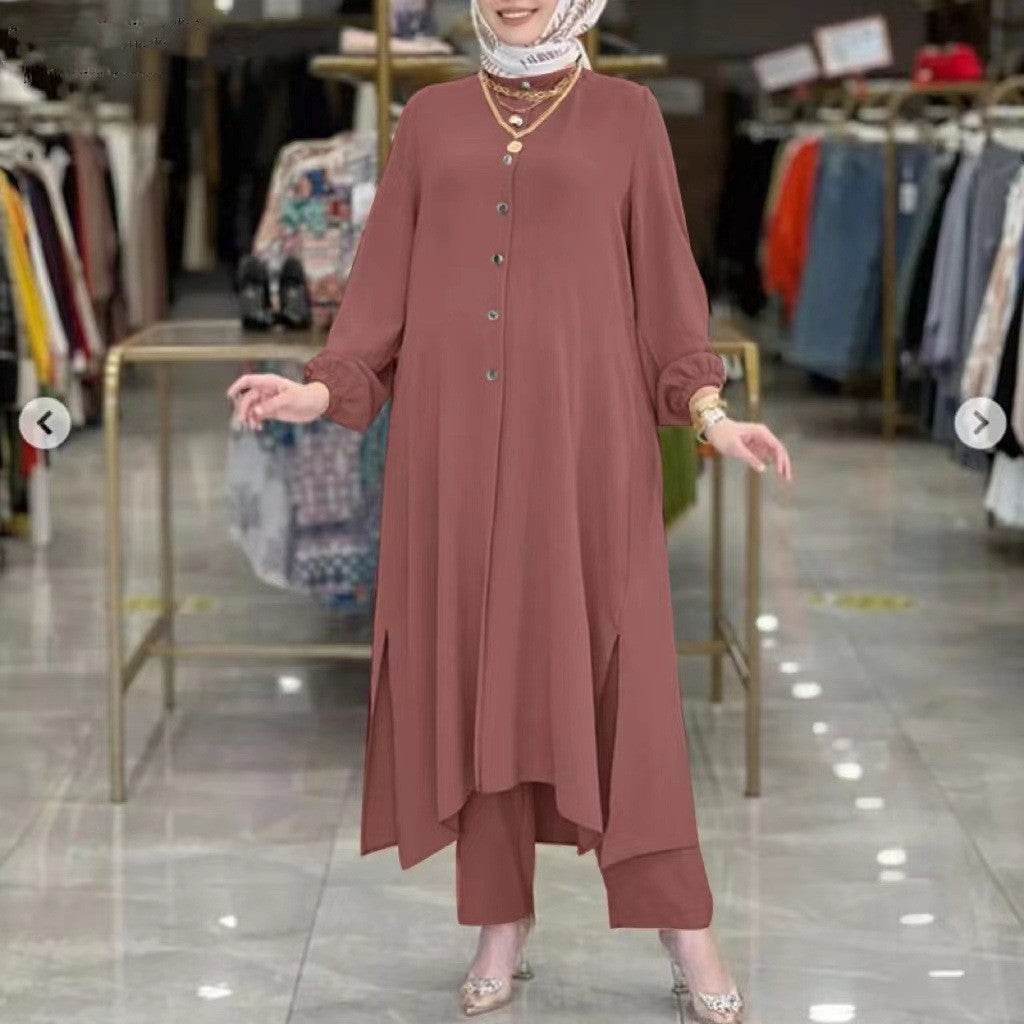 Silk shirt and pants set - Price Value Store