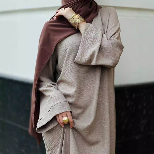 Elegant Long Sleeve Women's Dress with Pockets - Price Value Store