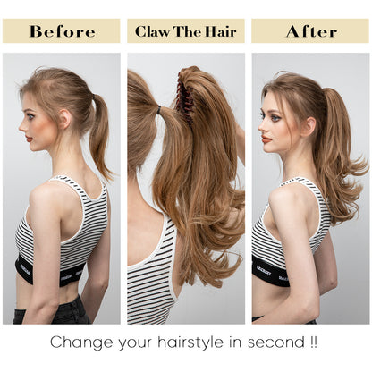 Synthetic Hair Clip-on Ponytail