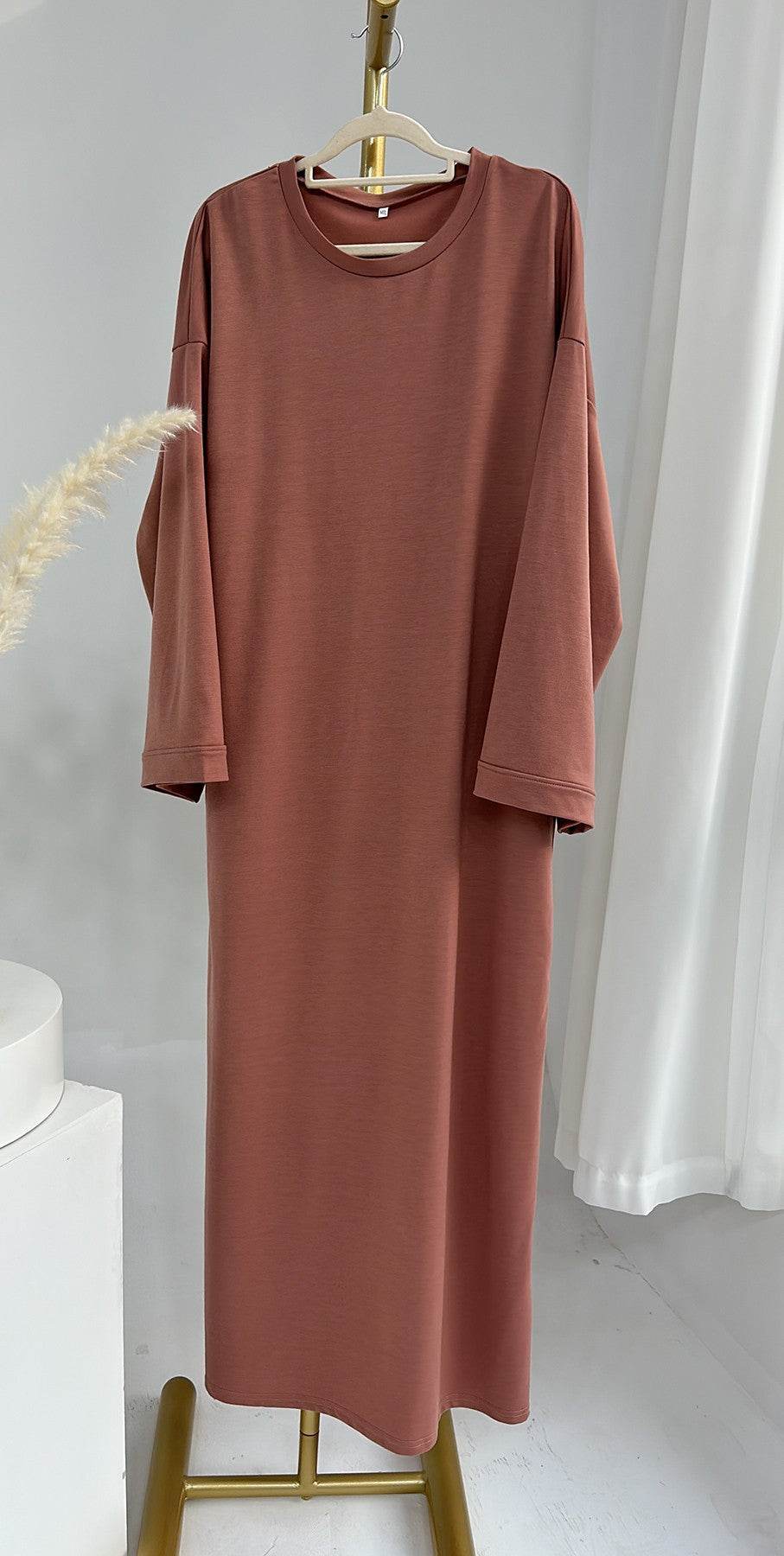 Solid-color hoodie dress - Price Value Store