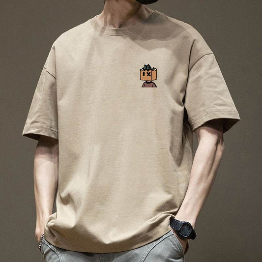 Men's Casual Cotton Short Sleeve T-shirt - Price Value Store