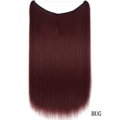 Seamless Straight Synthetic Hair Patch
