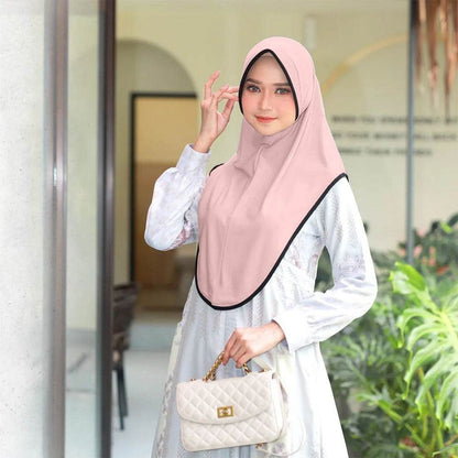 Contrasting color patchwork headscarf - Price Value Store