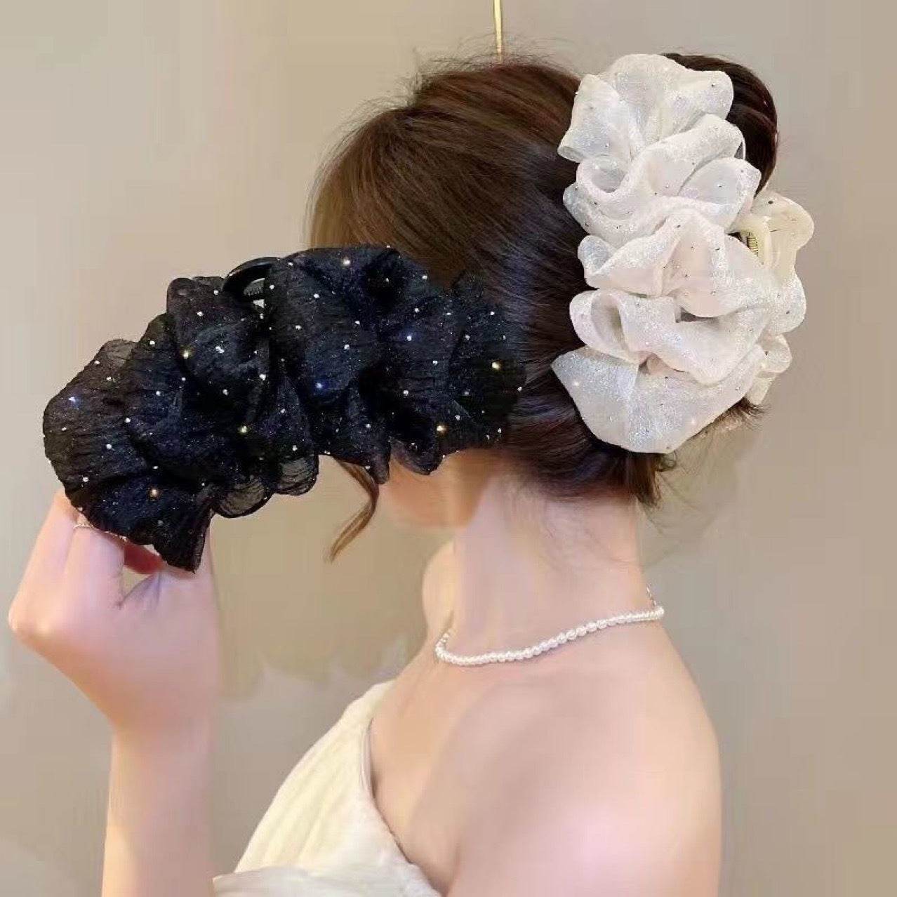 Princess Wave Dot Bubble Hair Clip for Women - Price Value Store