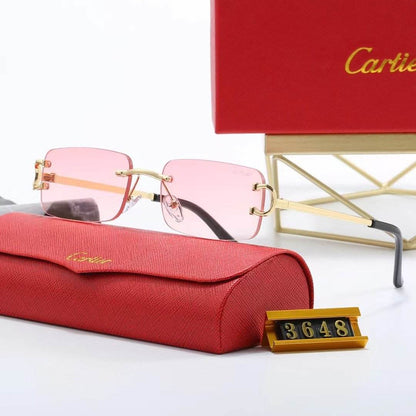 Rimless beveled sunglasses - Price Value Store