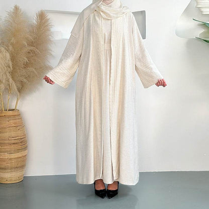 Scarf Inner Skirt Long Robe e Dress - Price Value Store