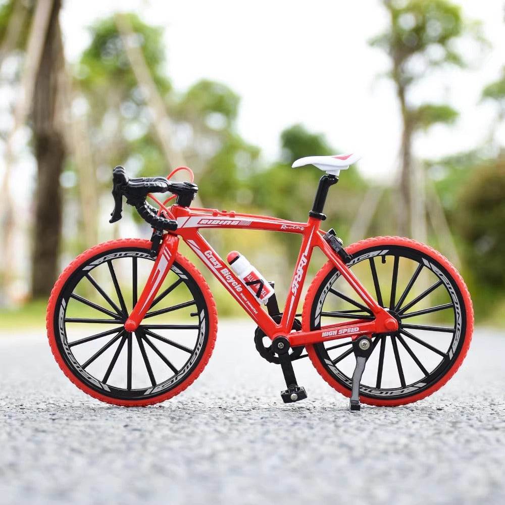 Mini Alloy Curved Handlebar Bicycle Model - Price Value Store