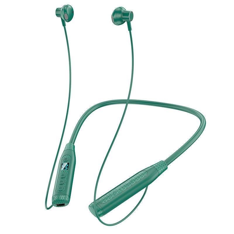 Dual Battery Bluetooth Headset Wireless Hanging Neck Type - Price Value Store