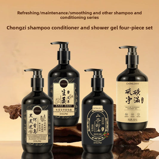 Oil Control Refreshing Anti-Itch Fluffy Multi-Foaming Shampoo