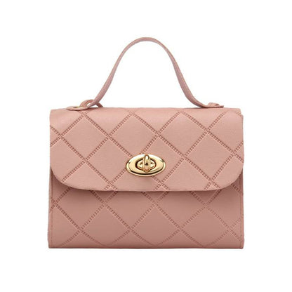 A small square bag with diamond-shaped stripes - Price Value Store