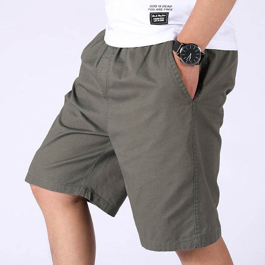 Men's Cotton Casual Loose Fit Five-point Shorts - Price Value Store