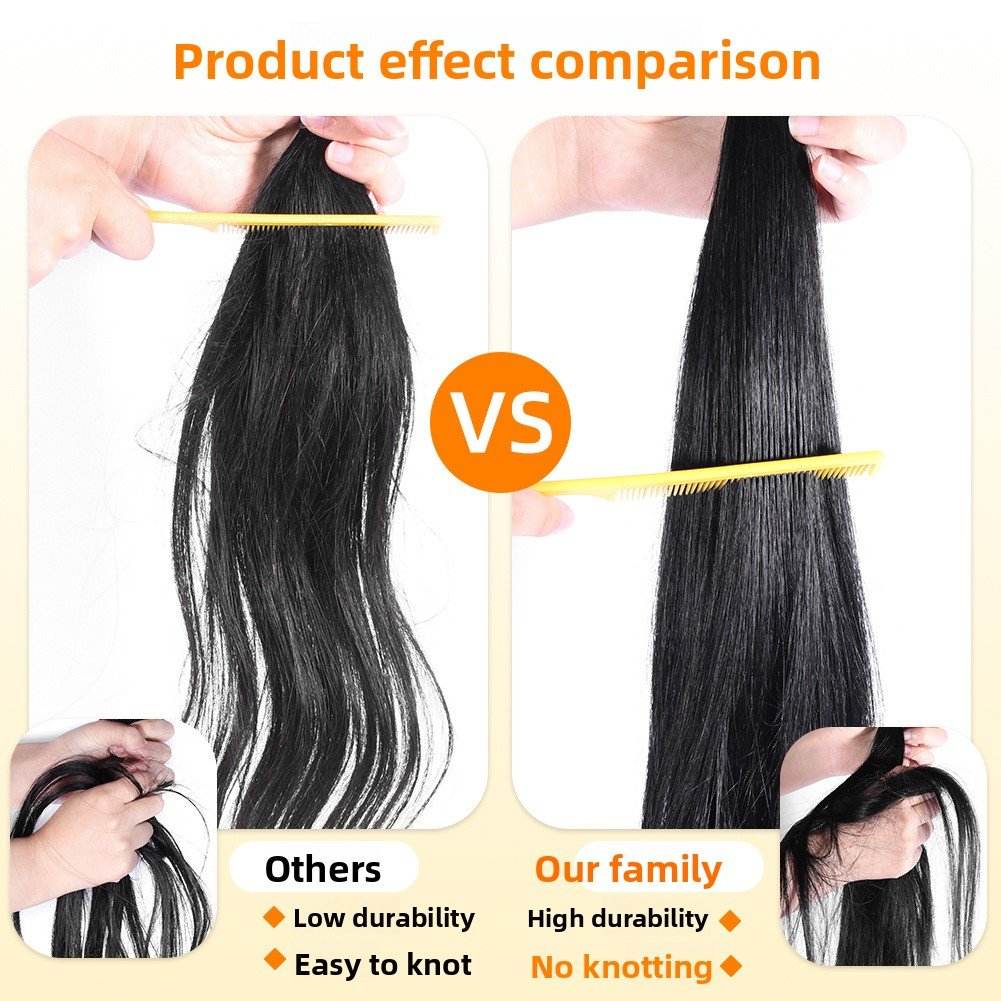 Seven Piece Wig Piece 16 Card Women Chemical Fibre High Temperature Silk Wig Long Curly Hair - Price Value Store