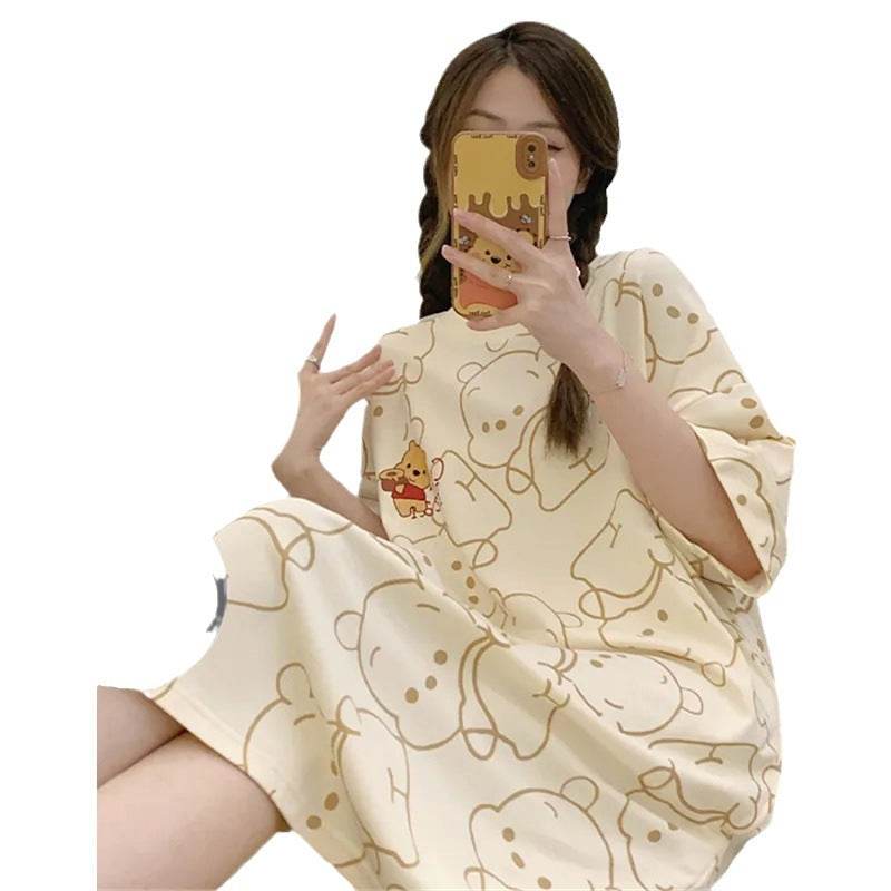 Sleeping dress with short sleeves - Price Value Store
