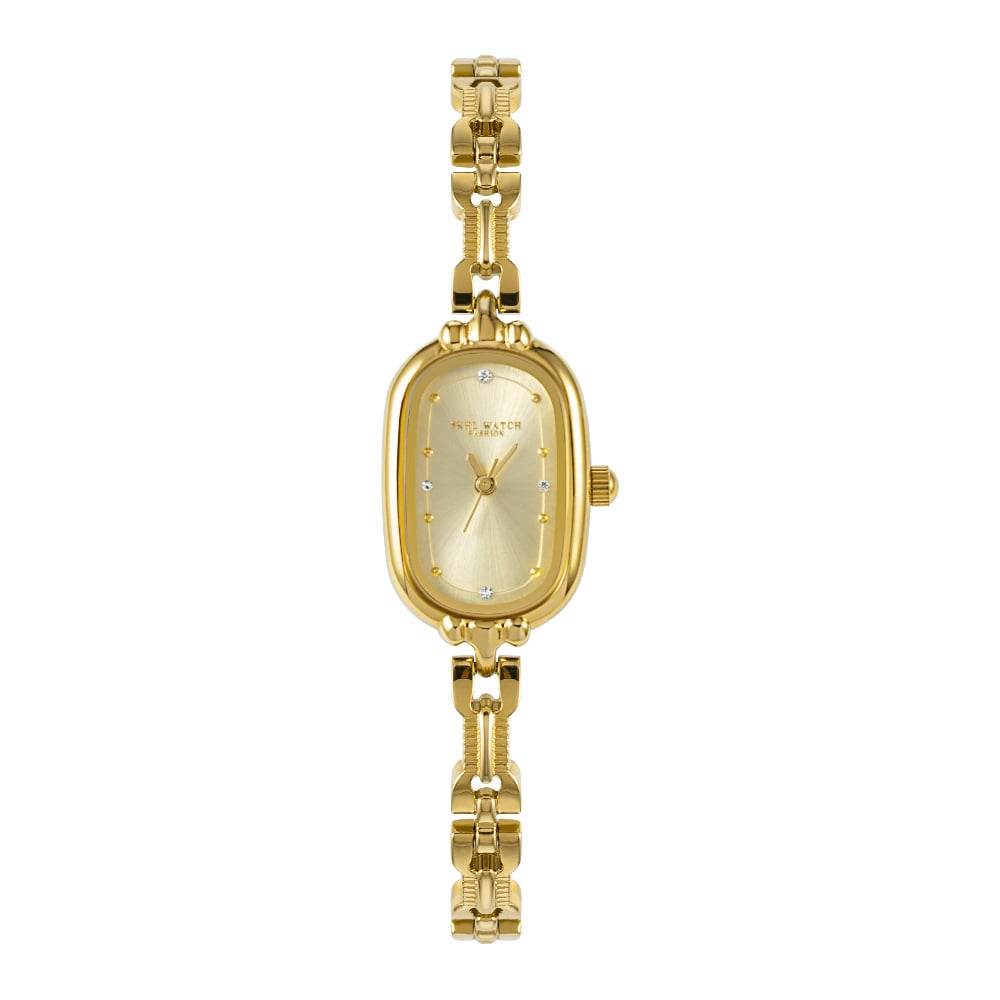 Space-Time Corridor mid-Ancient bracelet watch small retro small gold watch Oval light luxury artistic fashion quartz watch - Price Value Store