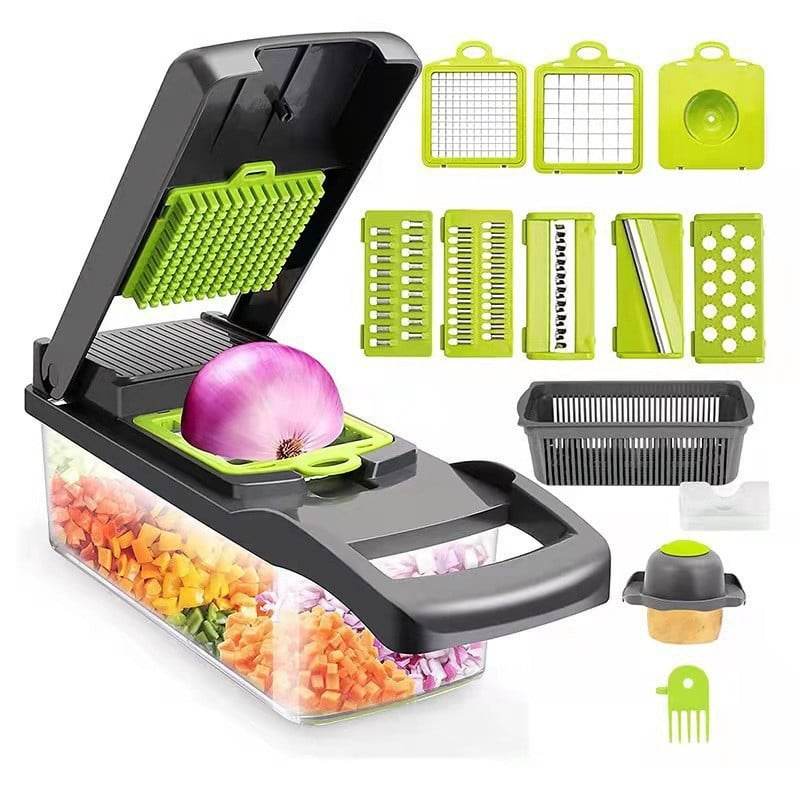 Multi-functional vegetable cutter, dice cutter, grater and slicer, essential for household use - Price Value Store