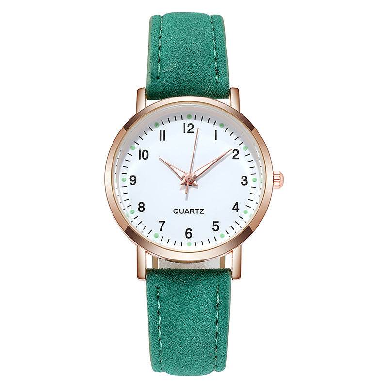 Ladies' quartz watch with brushed leather - Price Value Store