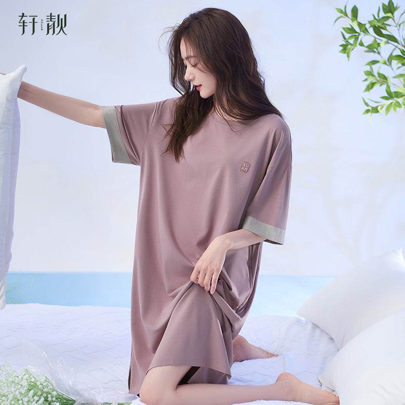 Summer thin short-sleeved modal cotton sexy pajamas - Price Value Store