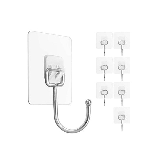 Metal large hook with strong adhesive and no need for drilling holes - Price Value Store
