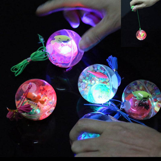 Crystal elastic ball transparent glittering toy - Price Value Store