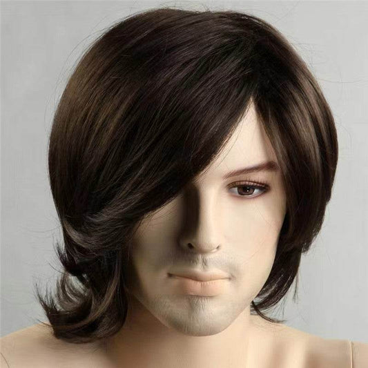 Brown New Men's Wig - Price Value Store