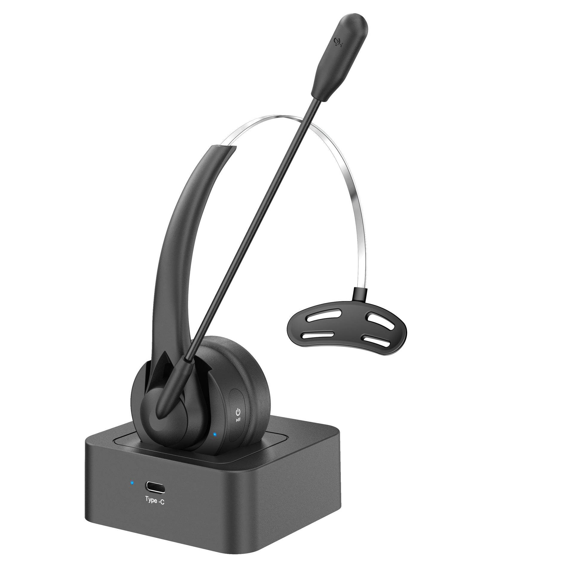 Noise-Canceling Bluetooth Headset with Wireless Charging - Price Value Store