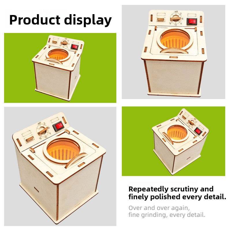 Old-fashioned Washing Machine DIY Model - Price Value Store