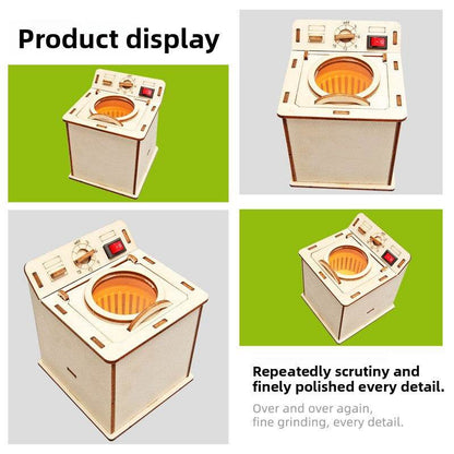 Old-fashioned Washing Machine DIY Model - Price Value Store
