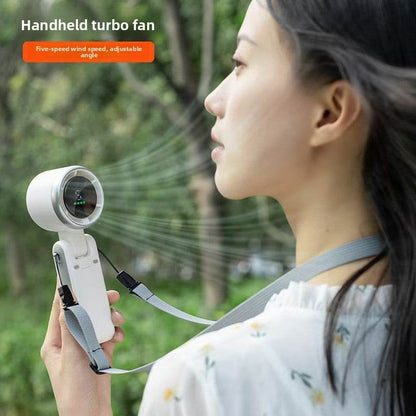 Digital display handheld mini high-speed small fan - Price Value Store