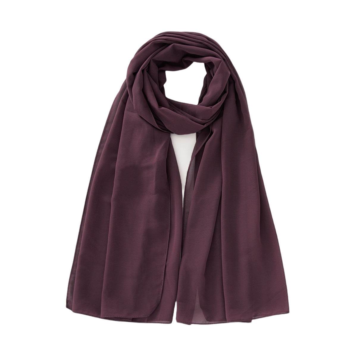 Monochrome Pearl Chiffon Bubble Scarf - Price Value Store