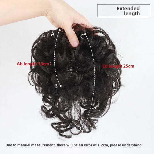 Middle-aged and elderly women's head replacement piece