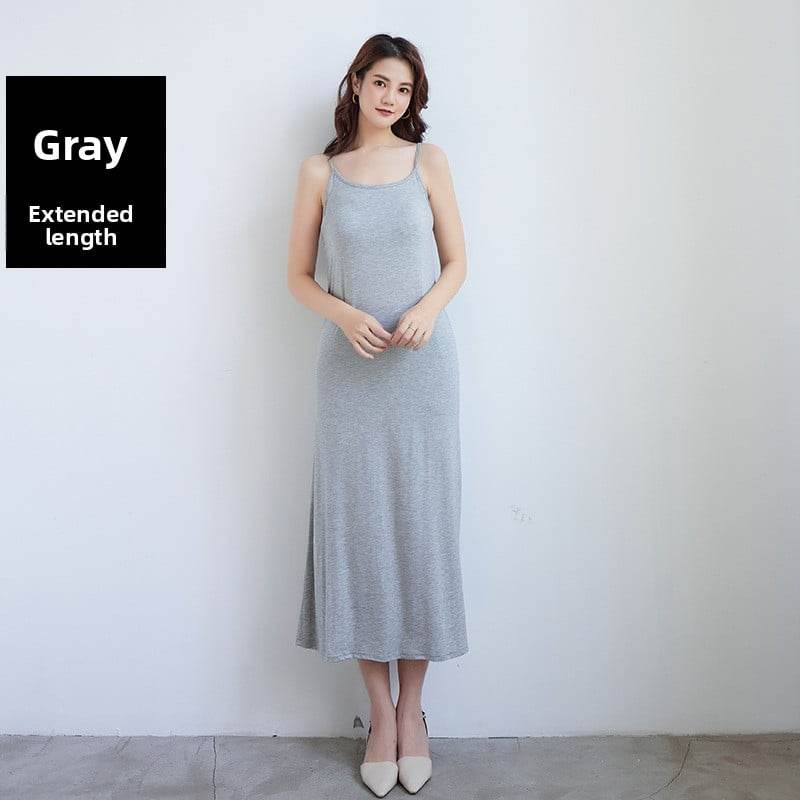 Sleeveless Slip Dress - Loose Fit Casual Inner Skirt - Price Value Store